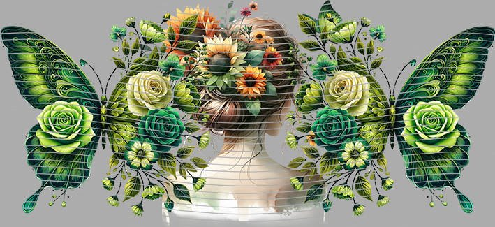 16oz Sunflower Girl-SU-279